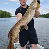 Jättihauki opastetulla kalastusretkellä Saimaalla – Kalastusta Suomessa.